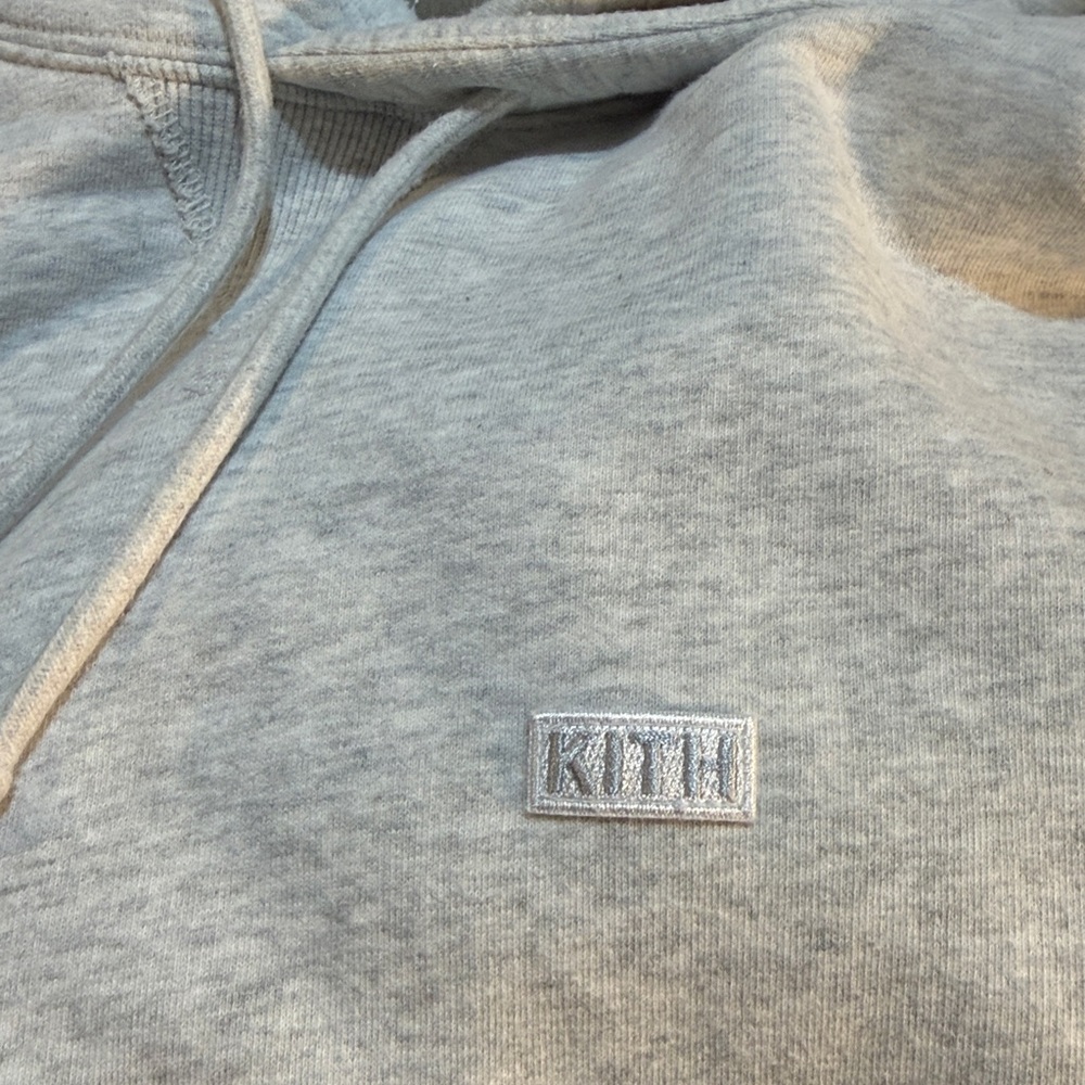 Kith Men’s Light Gray Hoodie Worn Once Large Excellent Condition Like New - Picture 6 of 7